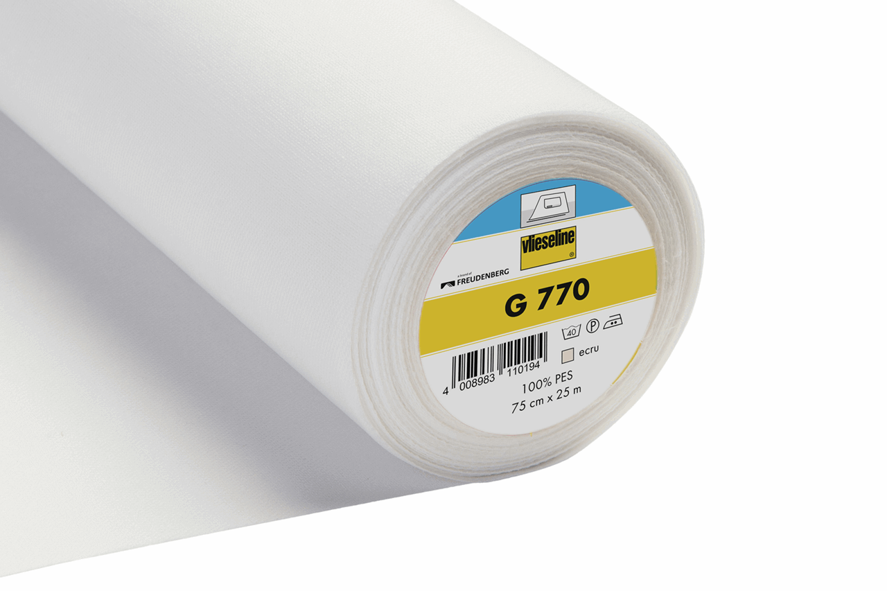 Vilene /Vlieseline G770: Iron On Fusible Bi-Stretch Woven Interlining ...