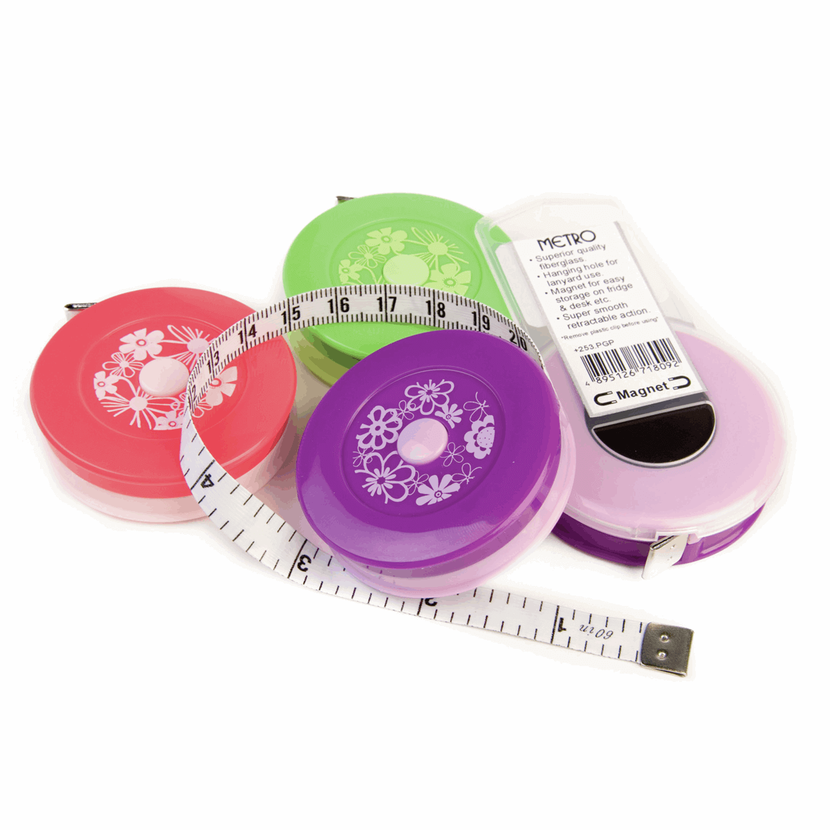 Fluffy Animal Kids Tape Measure: 150 Cm Long. Metric and Imperial. 