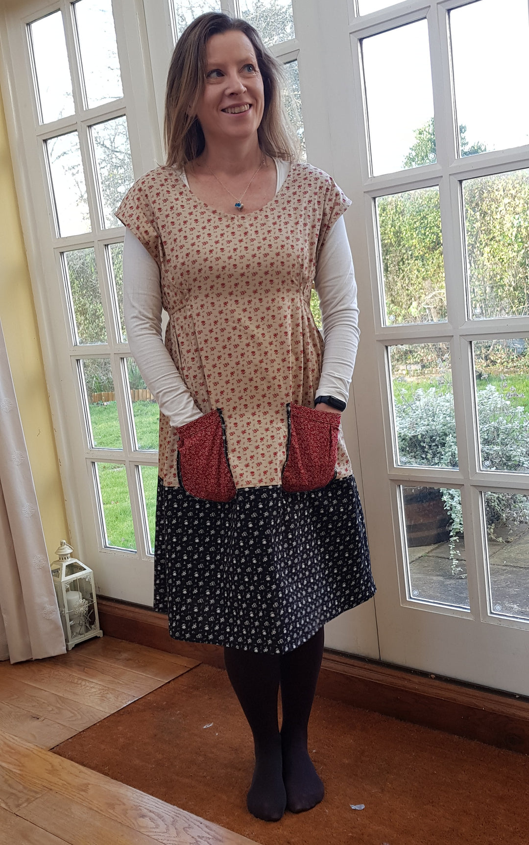 Simplicity 1080A sewing pattern review: Vintage style cotton dress