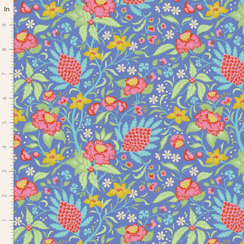 Tilda Bloomsville Fabric stack, Quilting Fabric.  Fabric: 25 x 25cm, 40 Pieces