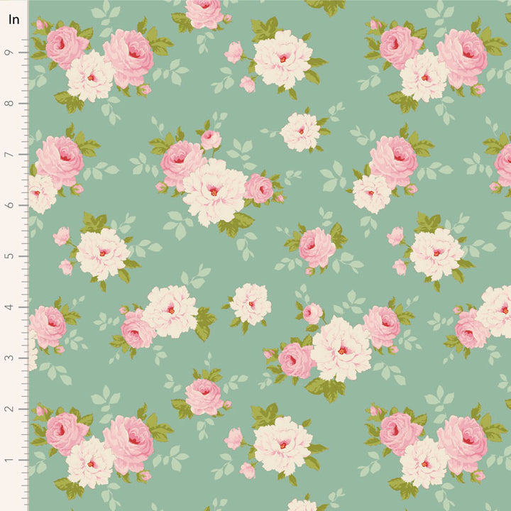 Tilda Sunday Brunch fabric roll jellyroll fabrics. Floral quilting fabrics. 40pcs 2.5" x 43"