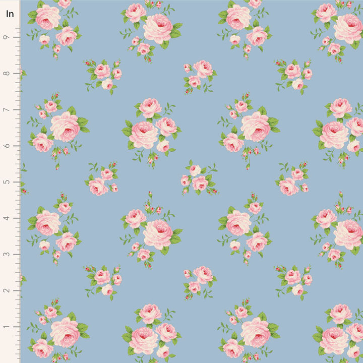 Tilda Sunday Brunch fabric roll jellyroll fabrics. Floral quilting fabrics. 40pcs 2.5" x 43"