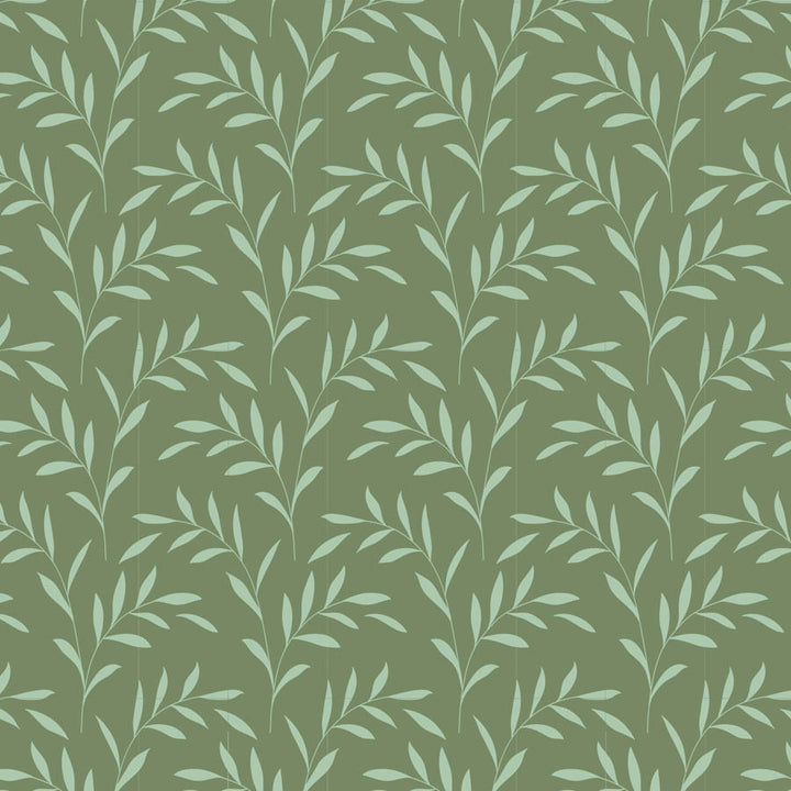 Tilda Hibernation Sage green fabrics the Fat quarter - cotton fabric.