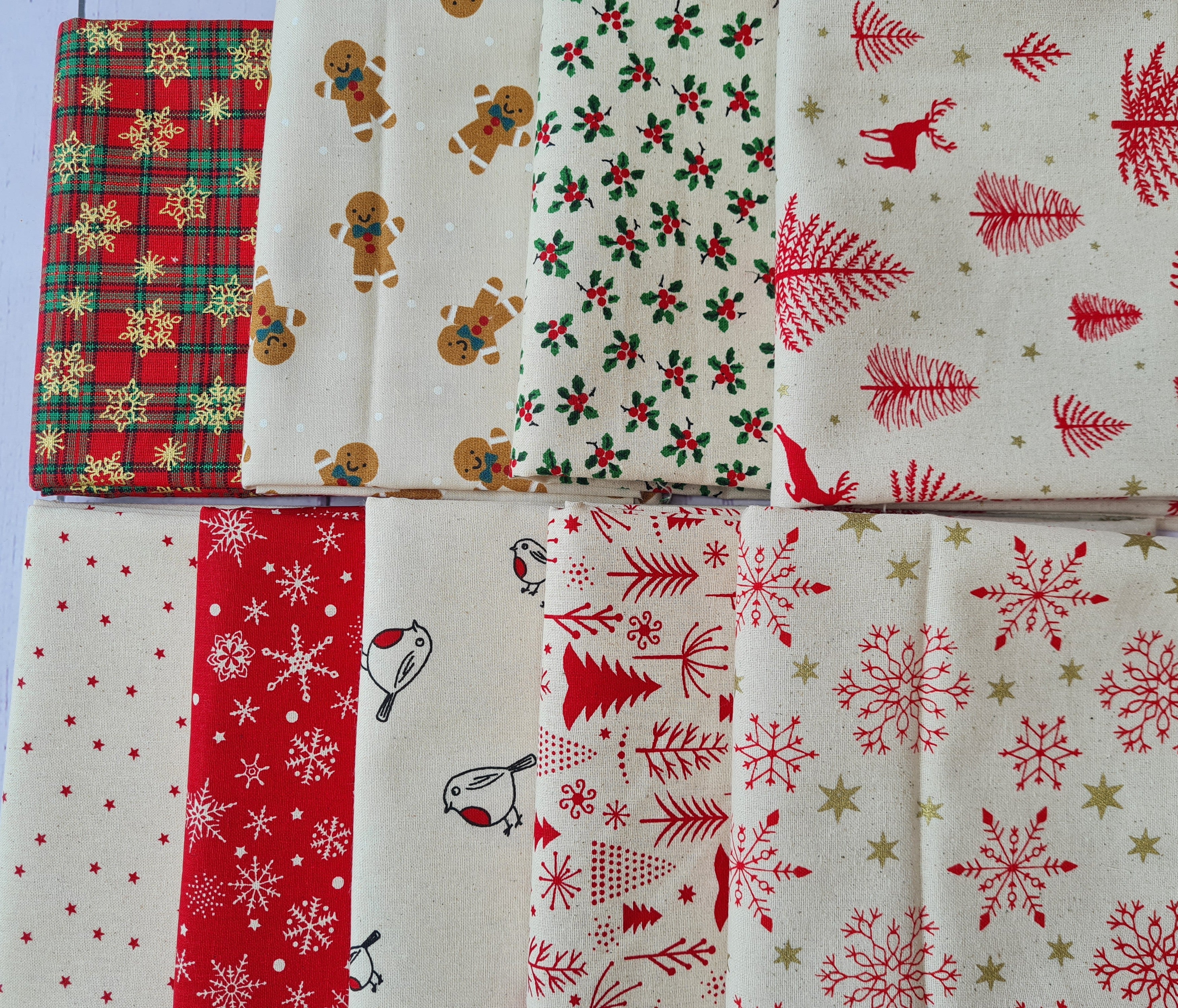 Christmas in the City Fat Quarter Bundle | Art Gallery Fabrics selling | Premium Quilting Cotton