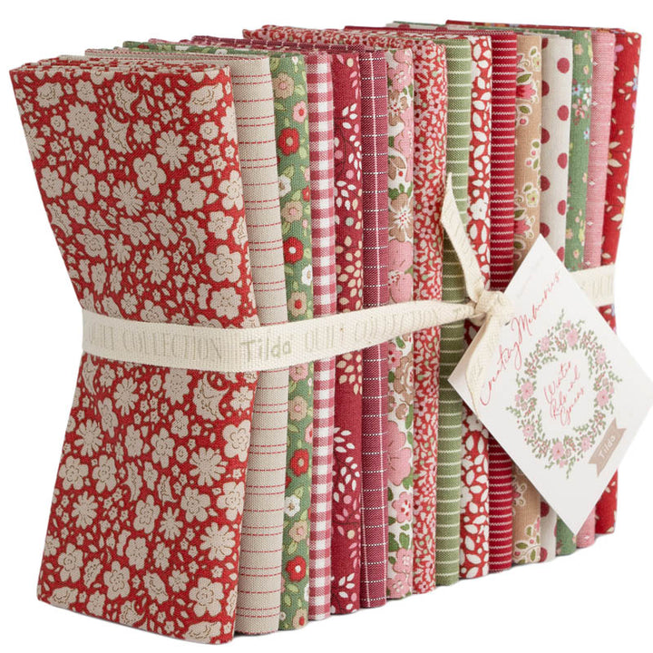 Tilda Creating Memories Fat Quarter bundle: 15 cotton fabrics.