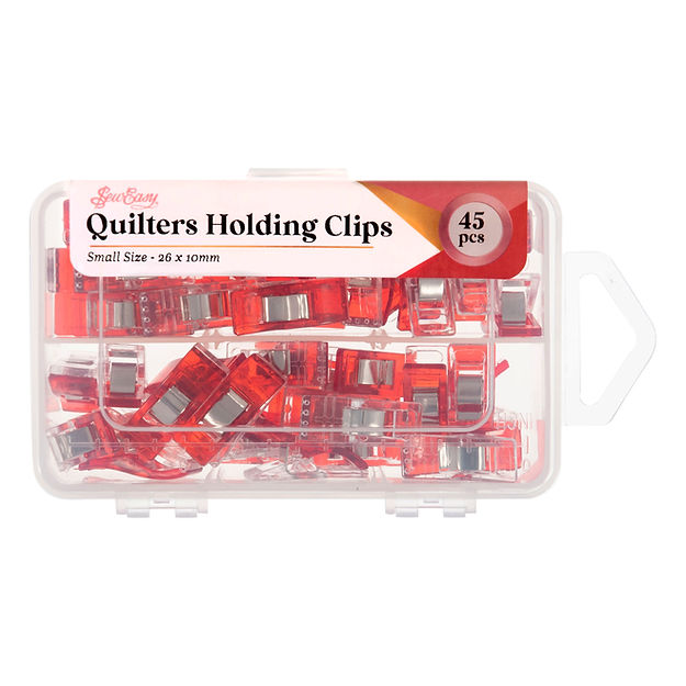 Sew Easy Quilt Clips Assortment (Pack of 45) for sewing, overlocking and crafting.