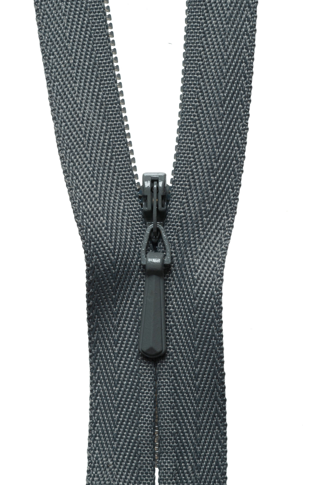 Concealed Invisible closed-end nylon zip No.3 8" 9" 14" 16" 22". Auto-lock. Size 2