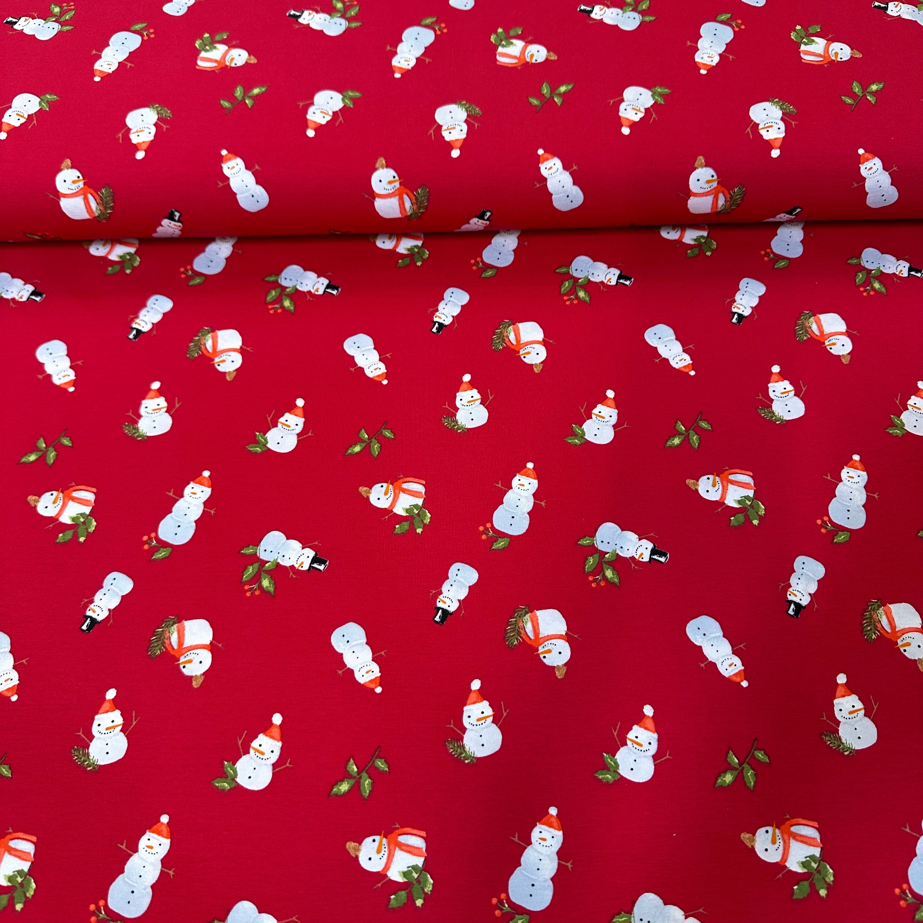 Christmas jersey knit fabric best sale