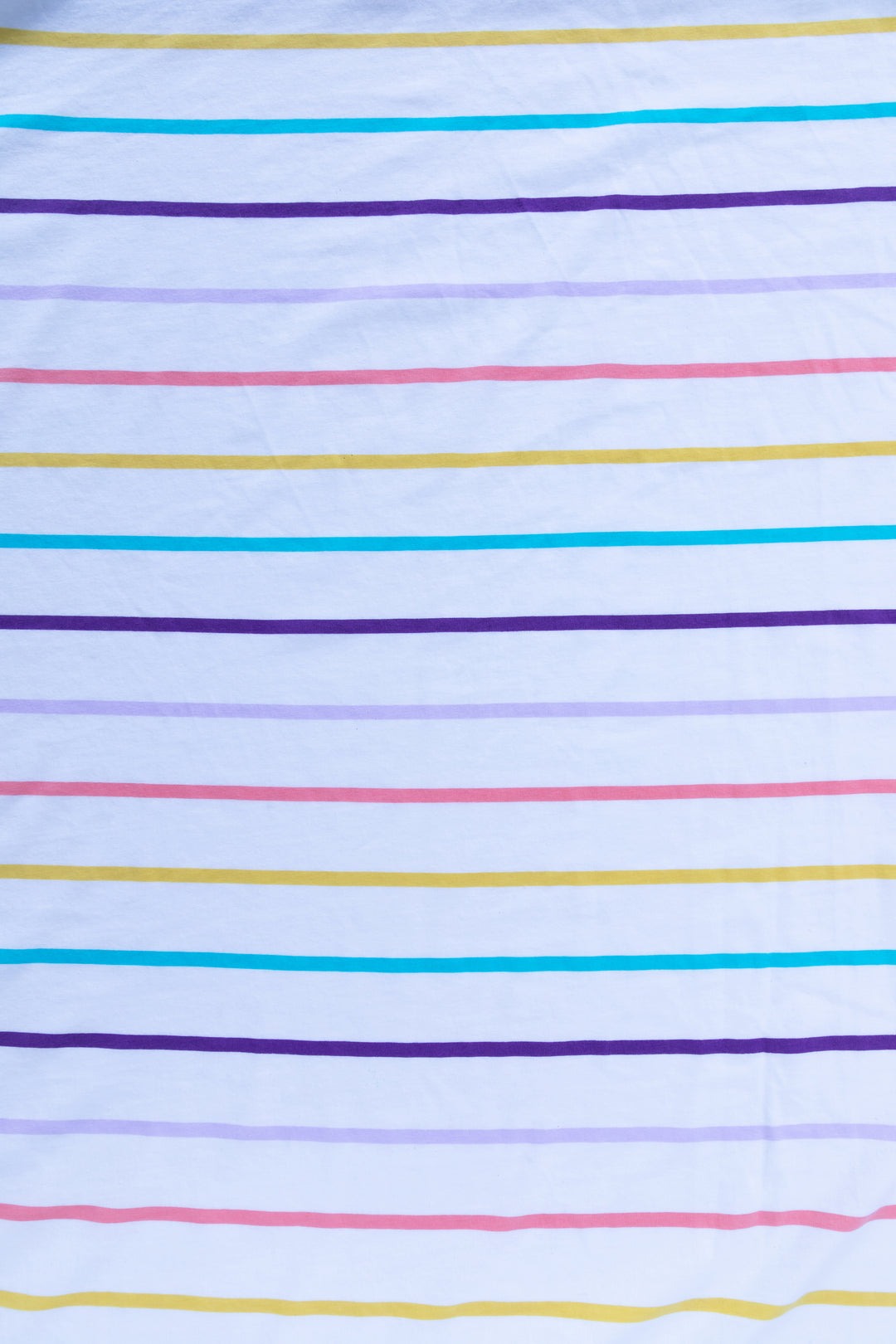 Tilly and the Buttons White Stripe Organic Cotton Jersey Knit Fabric. By the half metre.