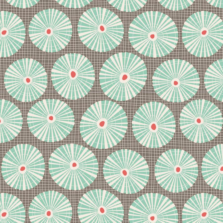 Cotton Beach Sea mist fabrics by the Fat quarter - cotton fabric by Tilda.