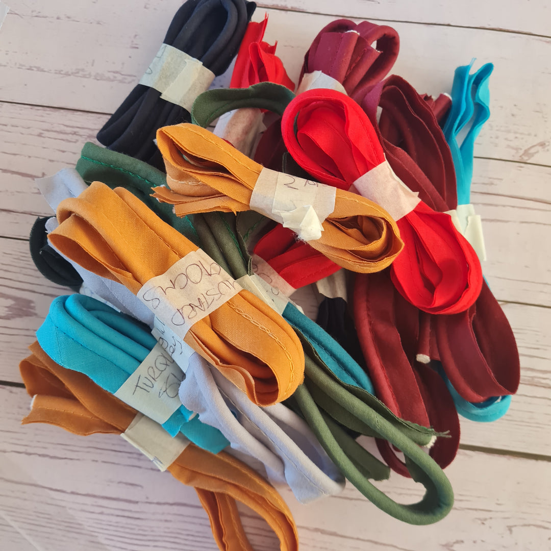 BARGAIN: Mystery bags of flanged polycotton piping cord 100g