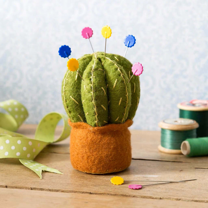 Cactus Pincushion felt craft kit, Corinne Lapierre, UK.