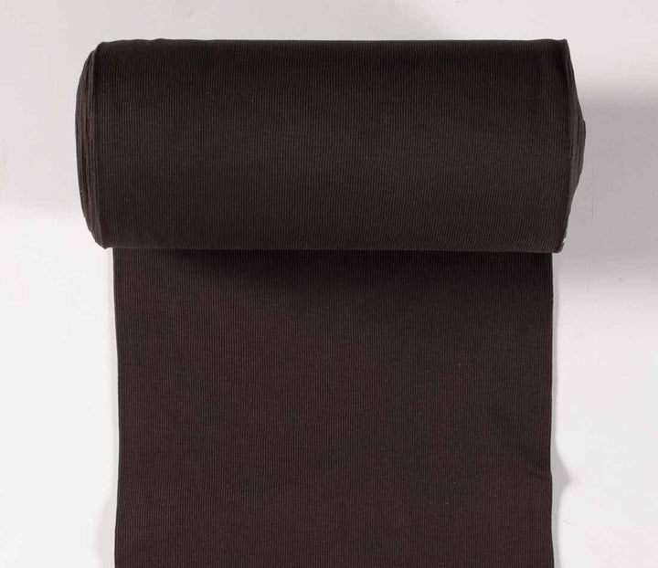 Tubular jersey ribbing knit cotton fabric x half metre. Oeko-Tex. Ribbed cuffing, waistbands.