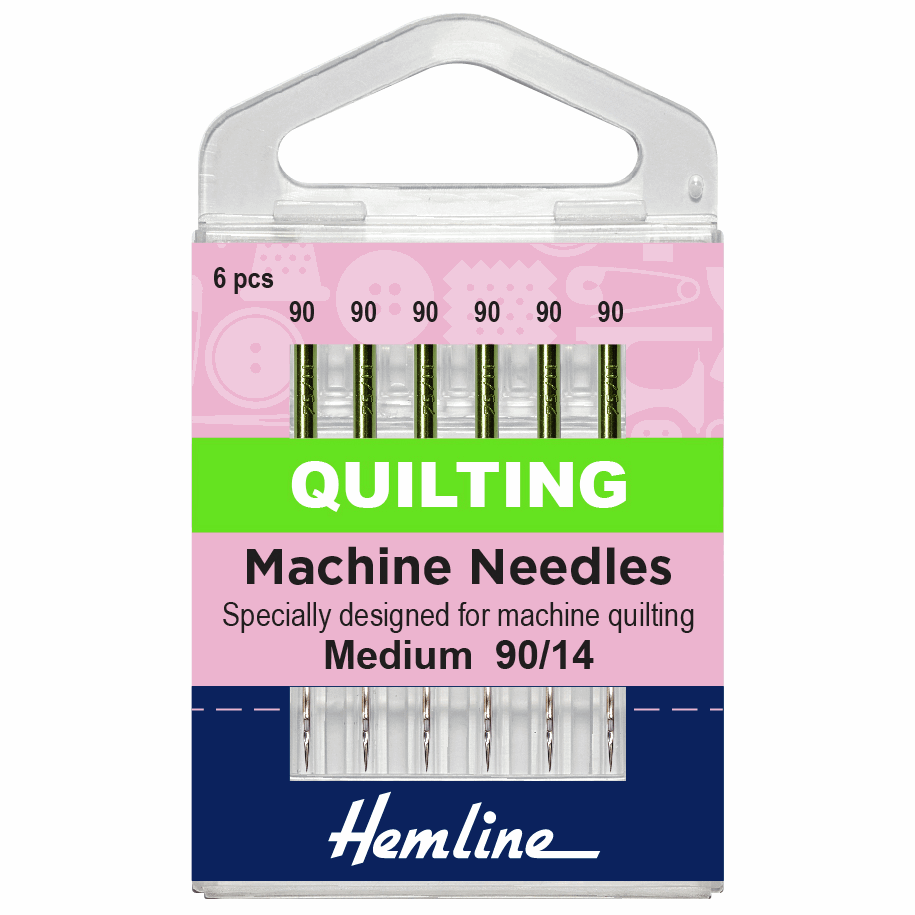 Hemline sewing machine needles x 5/6/10. Ballpoint, Stretch, Universal, Jeans, Quilt.