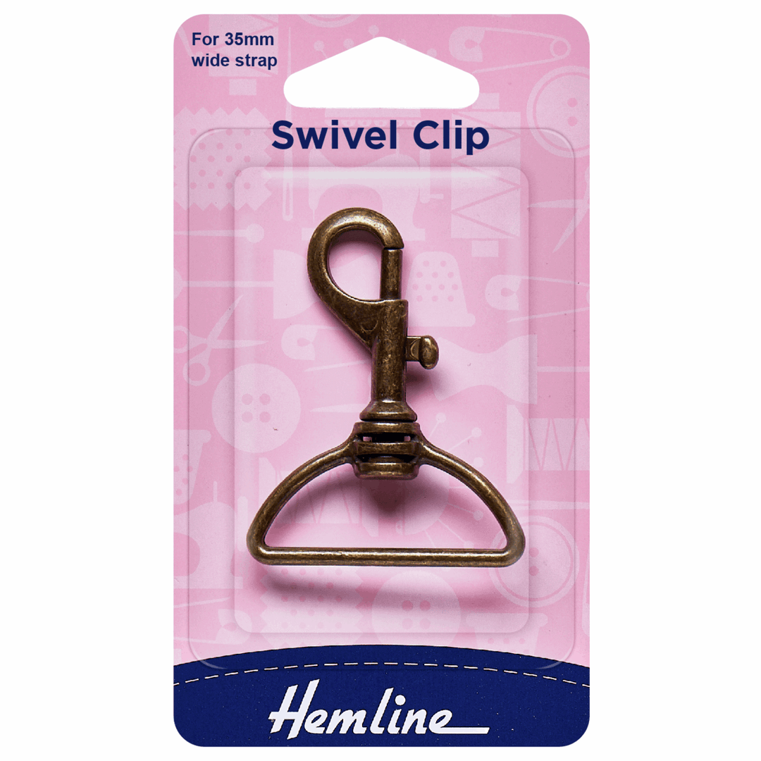 Swivel clip bag fasteners (bag straps, cords , ribbons, bag making) 32/35/38/50 mm Hemline.