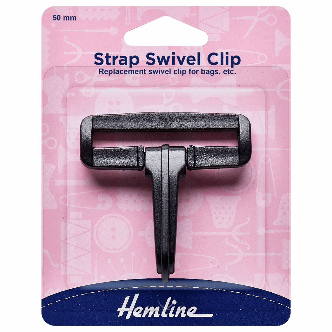 Swivel clip bag fasteners (bag straps, cords , ribbons, bag making) 32/35/38/50 mm Hemline.