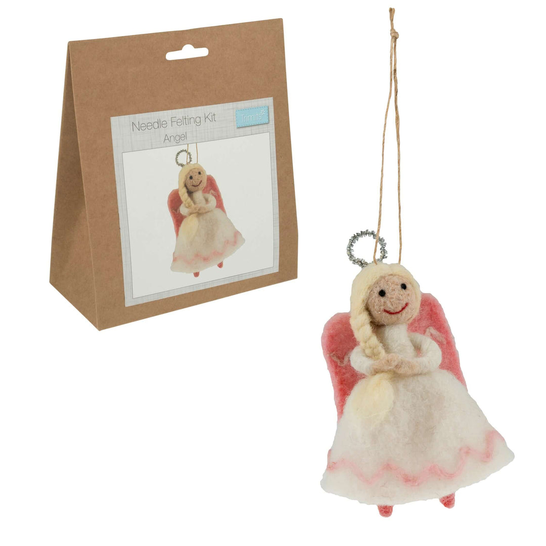 Trimits Make Your Own Needle Felting decoration/keyring craft kit. Stocking filler.