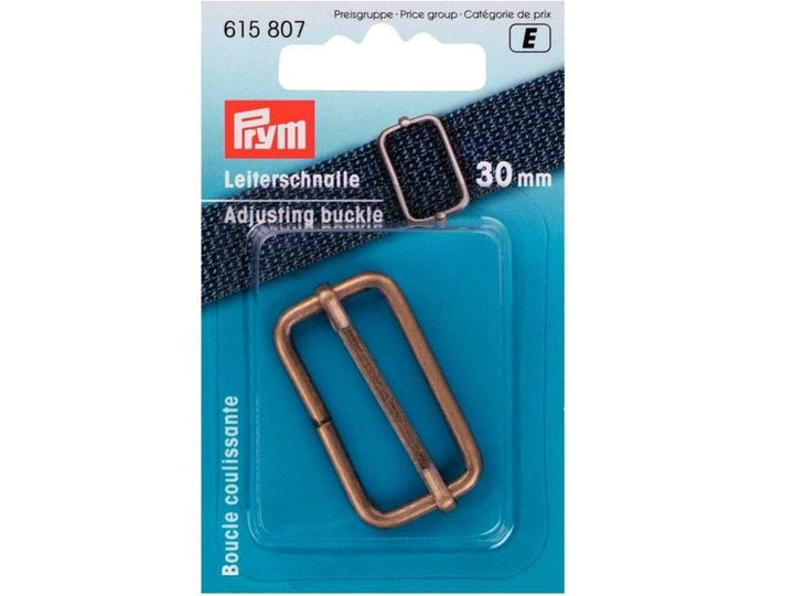 Prym Adjusting Slide Buckle Tri Glide adjuster (for bag straps, bag making) 25 /30 /40 mm