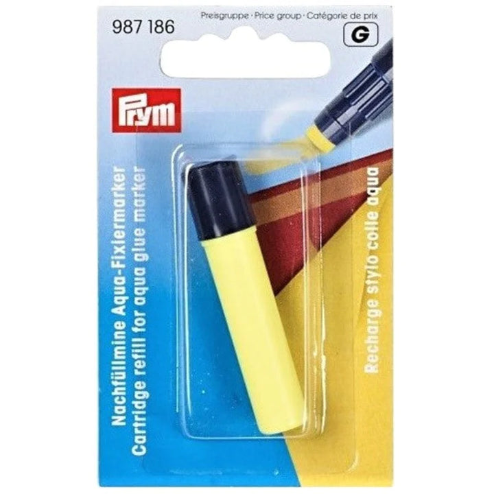 Refillable Prym Aqua glue marker/ refill. Sewing adhesive fabric basting glue pen.